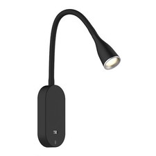 LED Bettleuchte "Tulipano II" 4.5W Leseleuchte USB Bettlampe Aufladestation