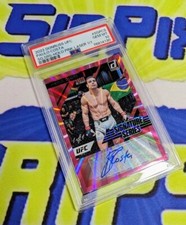 Paulo Costa 2022 Donruss UFC Signature Series Holo Pink Laser 1/1 PSA 10