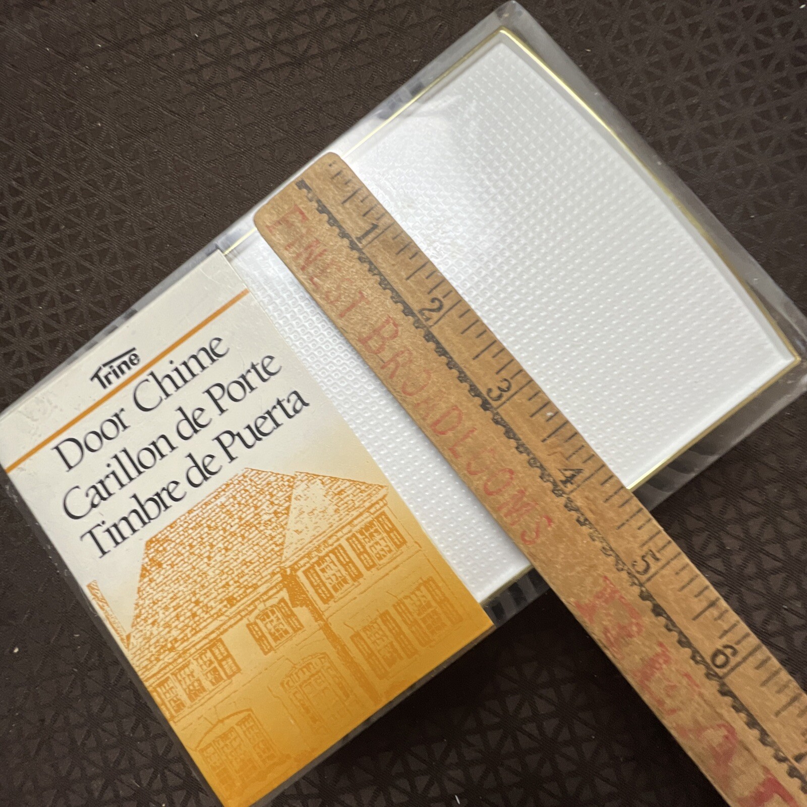 Vintage Trine Wired Door Chime NEW Doorbell 2 Note Model 35 Sealed USA