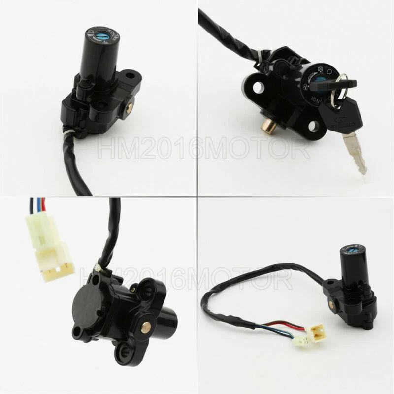 Juego de bloqueo de interruptor de encendido en stock de EE. UU. con llave para Yamaha YZF R6 R6S FZ6 FZ6R XJ6 MT-03 Foto 4 de 4