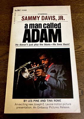 A Man Called Adam Signet Book 1st First Printing 1966 Sammy Davis JR Music US NY