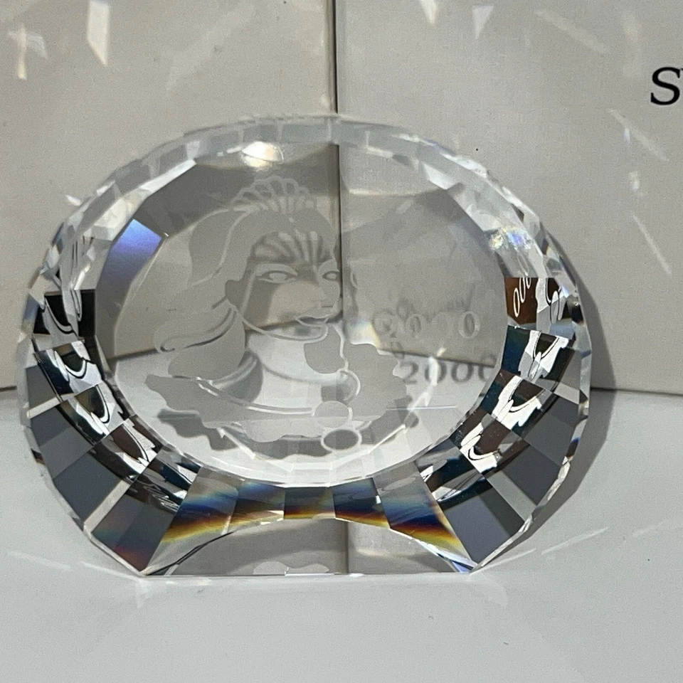 Estatuilla con soporte de exhibición de pisapapeles SWAROVSKI Crystal COLUMBINE 2000 256855 SIN USAR, EN CAJA Foto 4 de 4