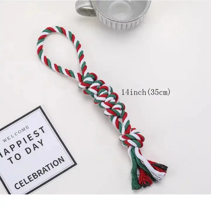 Dog Rope Toys Heavy Duty Large Dogs Aggressive  Puppy Teething 7 Pack - Image 4 of 4