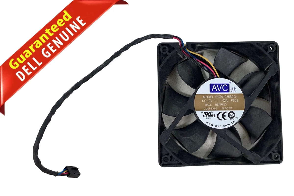 Dell Alienware Aurora R5 R6 R9 Cooling Case Fan with 4-pin Cable 7M0F5  07M0F5 | eBay
