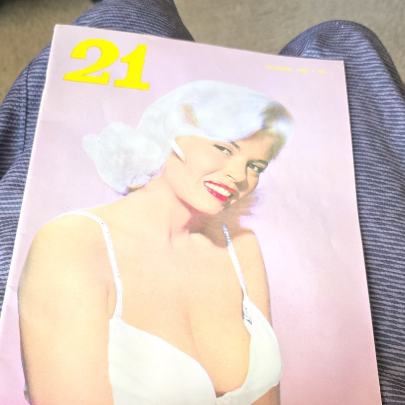 Jayne MANSFIELD SEPTEMBER 1958.                    21 MAGAZINE