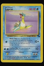 Lapras - 25 - Fossil - Pokemon Card - Moderately Played