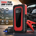 2000A 12V Portable Car Jump Starter Battery Booster Power Bank LED USB Charger