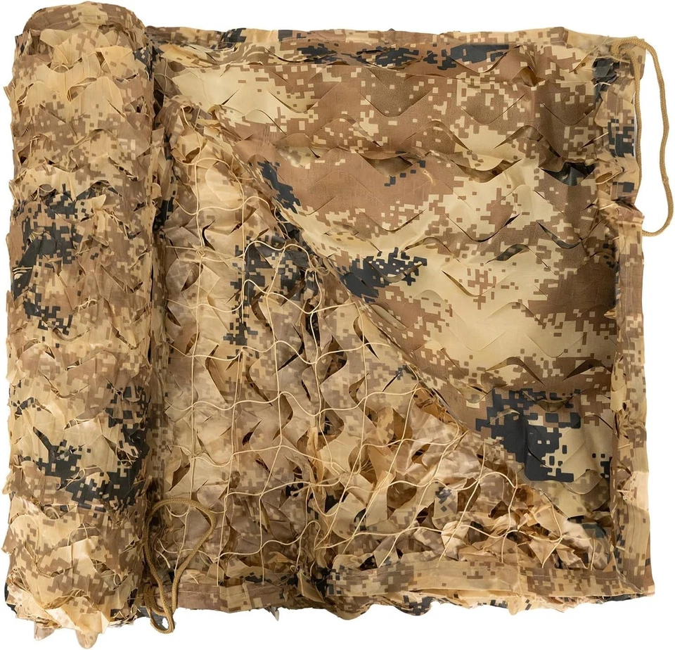 Custom Camo Netting – Realistic Terrain Coverage, Perfect for Hunting - 6.5x26ft - Image 3 of 4