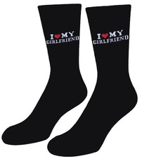 I Love My Girlfriend Socks for Boyfriend - Christmas, Anniversary, Birthday, ...
