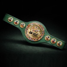 Premium WBC Championship Boxing Belt Replica – 8mm 3D Zinc Alloy Plates