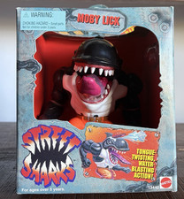 Rare 1994 Mattel Street Sharks Moby Lick  Water Blasting Figure New in the box 