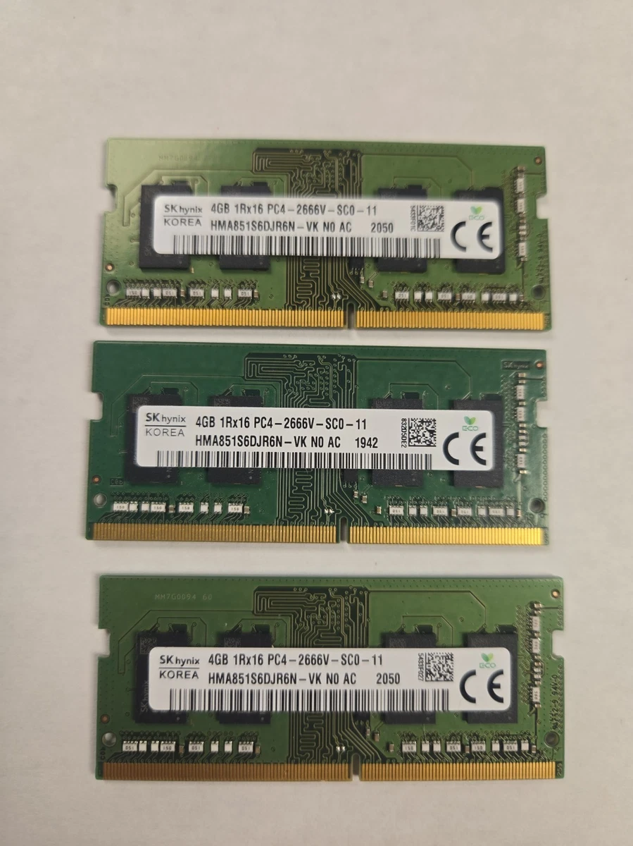 25+ SK hynix Computer PC4-21300 (DDR4-2666) Bus Speed Memory (RAM