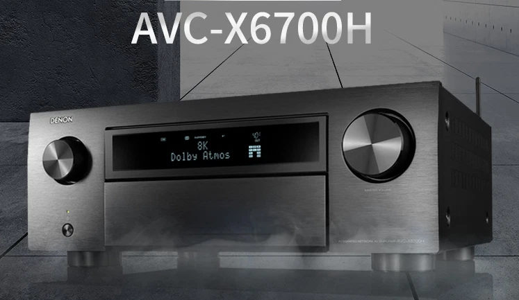 (100% Original) Denon AVC-X6700H 11.2 Channel 8K AV Receiver Black 230V + FedEX - Image 2 of 4