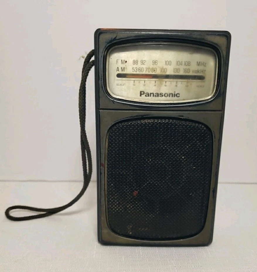 Vintage Panasonic AM FM Radio Indiana Collectible Transistor