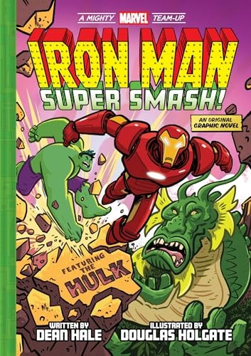 Iron Man: Super Smash! (A Mighty Marvel Team-Up) by Dean Hale (Hardback Book) - Image 3