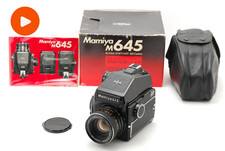 N MINT- Mamiya M645 PD Prism Finder Sekor C E 70mm f/2.8 Lens From JAPAN