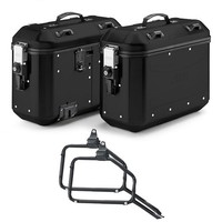 Givi DLMK36B - Kawasaki Vulcan S 650 2021 2022 Seitenkoffer Set 36LT Schwarz
