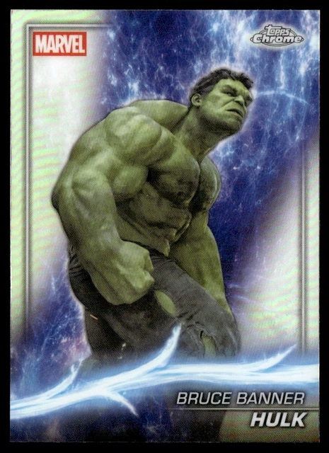 2025 Topps Chrome Marvel Refractor Bruce Banner / Hulk #27 A