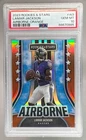 0985 Lamar Jackson 2023 Panini Rookies & Stars #AI-3 Orange Airborne /25 PSA 10