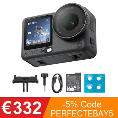 DJI Osmo Action 6 Essential Combo Action-Kamera Mit 1/1,1″-Quadratsensor Variab - Bild 1 von 4