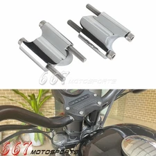 For Harley Forty-Eight XL1200X 2010-2022 Chrome 1" Handlebar Riser Extension Kit