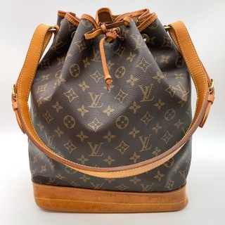 Auth Louis Vuitton Monogram Noe M42224 Brown Shoulder Bag Handbag NS070095