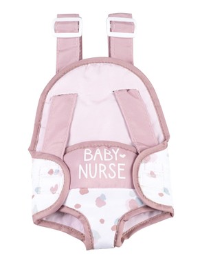 Smoby - Baby Nurse Puppen-Tragesitz - Trage aus wattiertem Stoff mit verstellbar