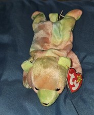 Ty Original Beanie Baby SAMMY the Tie-Dyed Bear 1998/1999 RETIRED DATE ERROR