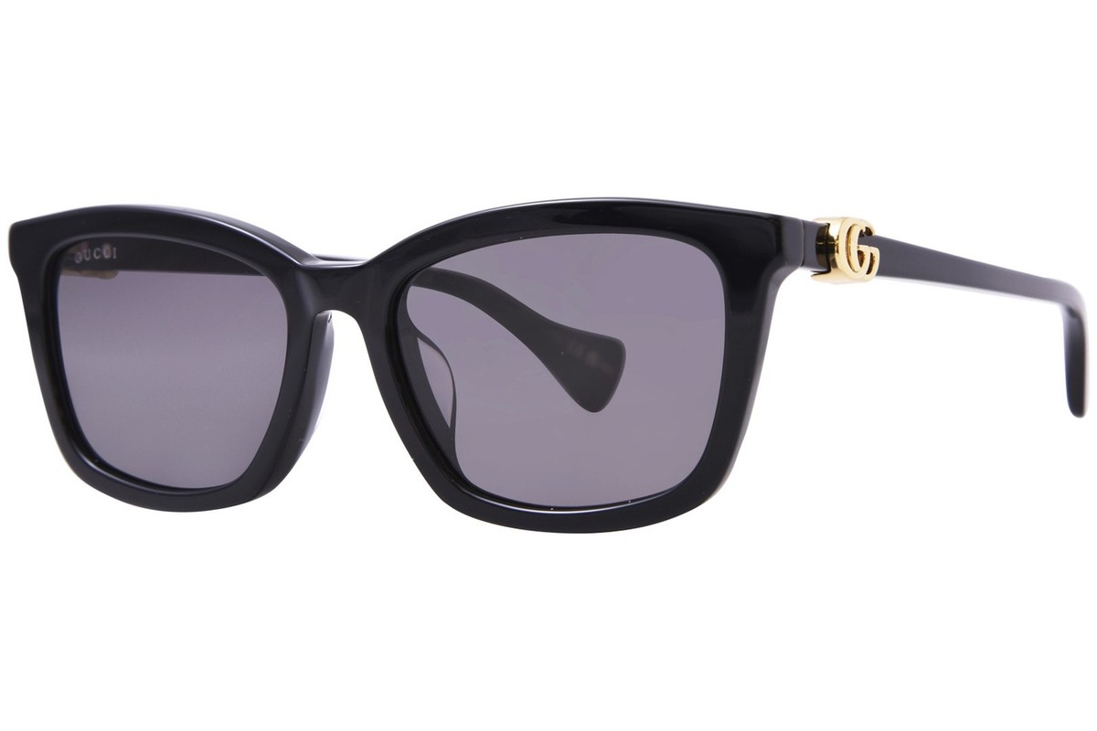 Gucci Women\'s Sunglasses | Style: GG1596SK-001 | Slim Frame GUCCI GG1596SK 001 Black Grey Women main image 4