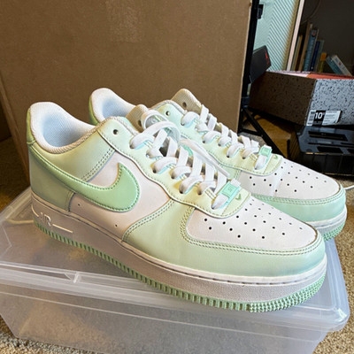 Nike Air Force 1 Low Mint Foam White/Mint Green Leather Sneakers FZ4123-394