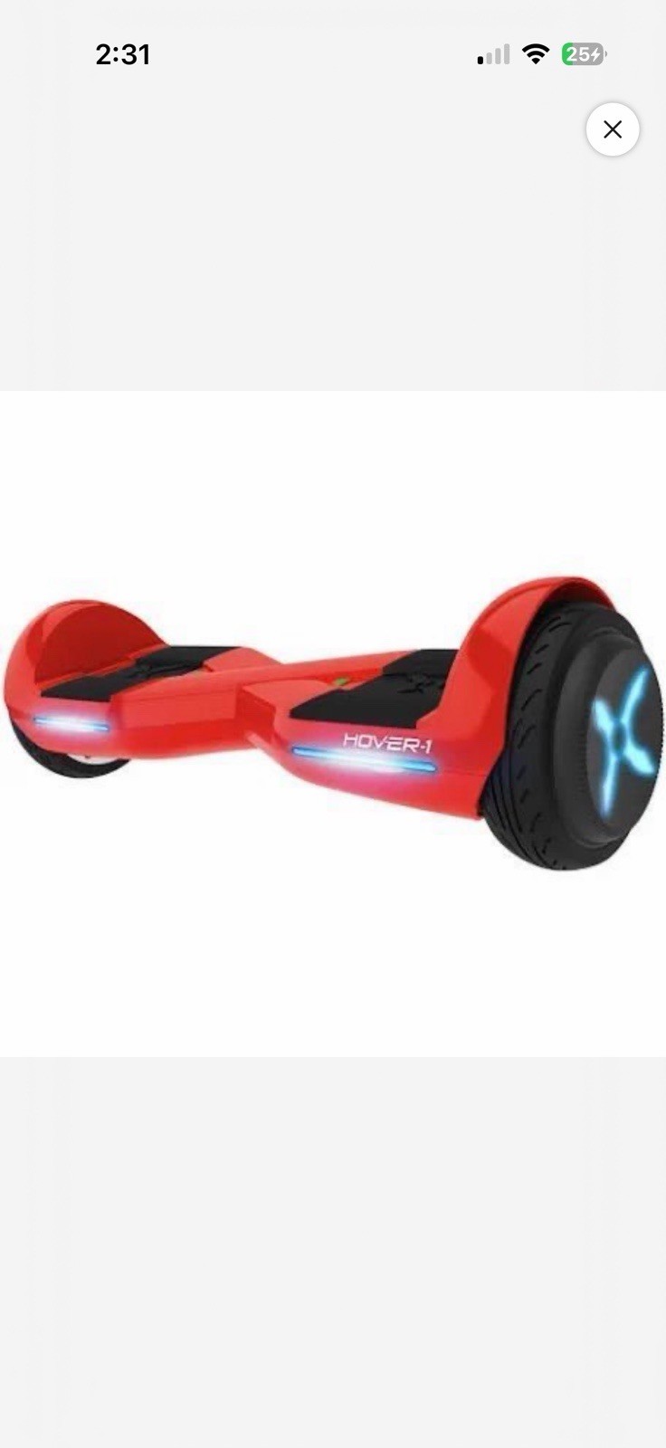 The New Hover-1 Rebel Self Balancing Scooter with LED Lights