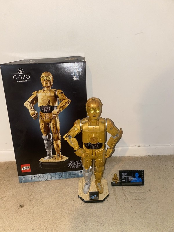 LEGO Star Wars C-3PO Action Figure 75398 Complete Set with Box Instructions