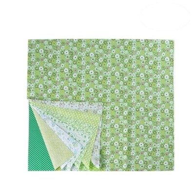  7 Blätter Baumwolle Handwerk Stoff Floral Bündel Quadrate Stoff Für Patchwork