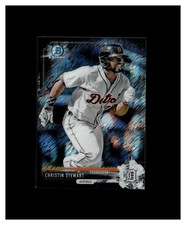 2017 Bowman Chrome Mini Prospects Black Shimmer Refractor Christin Stewart /100