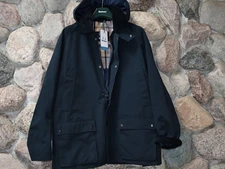 Barbour Winter Waterproof Ashby Jacket Coat Navy Blue UK Sizing XX-Large XXL