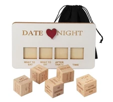Date Night Dice, Fun Dating Decision Dice, Wooden Fun dice, Love Dice