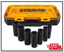 1/2 In. Drive Sae Deep Impact Socket Set (7-piece) | Dewalt Piece Authorized