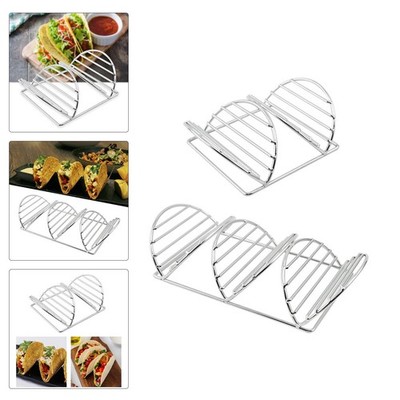 Taco-Halter aus Edelstahl, passend für die meisten Teller und