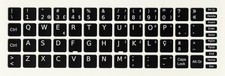 REPLACEMENT PORTUGUESE PT-PT KEYBOARD STICKER KEY LAPTOP BLACK 13x13mm