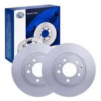 2X Hella Pagid Bremsscheiben Ø290Mm Hinten Passend FüR Peugeot 508 55380PRO