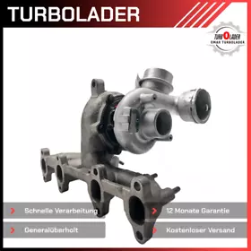 Turbolader Audi A3 Seat Leon Altea Toledo 1.9 TDI BJB BKC AVQ 90PS 105 PS 751851