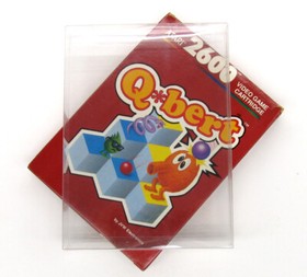 50X CLEAR PLASTIC PROTECTIVE BOX SLEEVE FOR STANDARD ATARI 2600 GAMES (SIZE A)