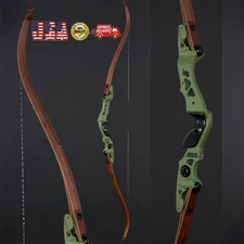 25-60#Archery 62" ILF Recurve Bow 19" Riser / Laminated Limbs for Hunting Target