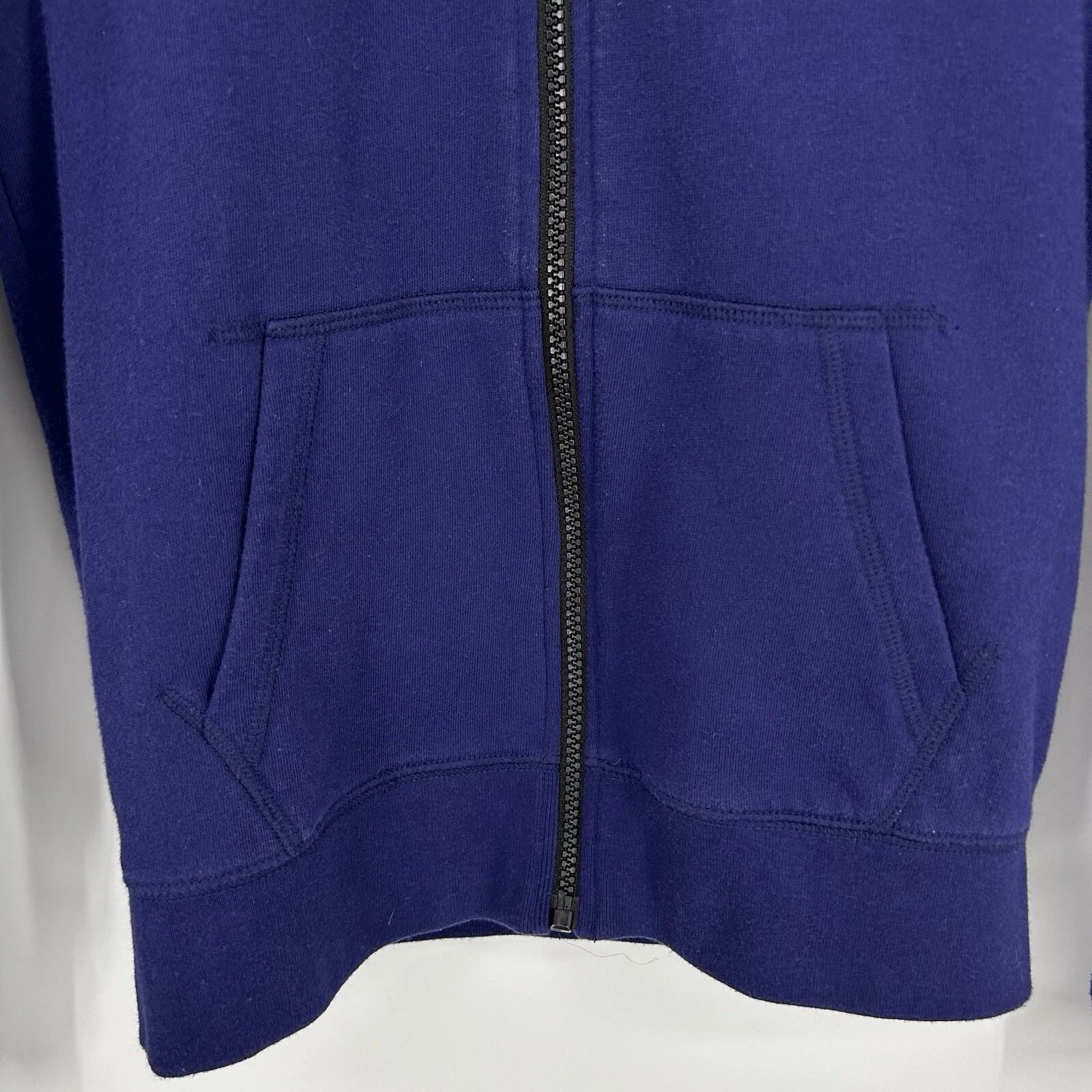 UNDERCOVER Felpa con cappuccio Victorias Secret donna extra small blu cerniera intera colorblock