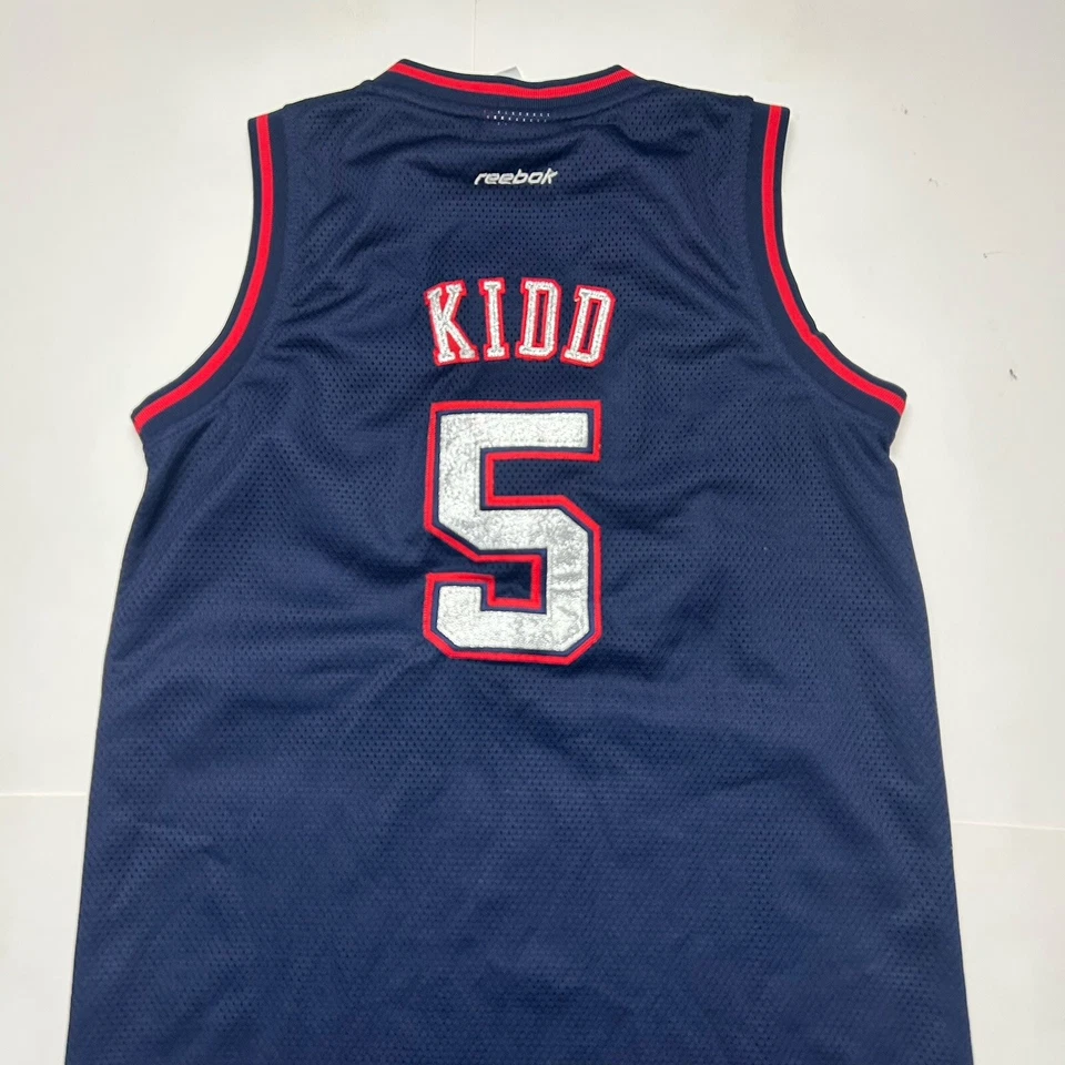 Vestido Jersey Vintage Y2K New Jersey Nets Jason Kidd Azul Para Mujer Talla Mediana Foto 4 de 4