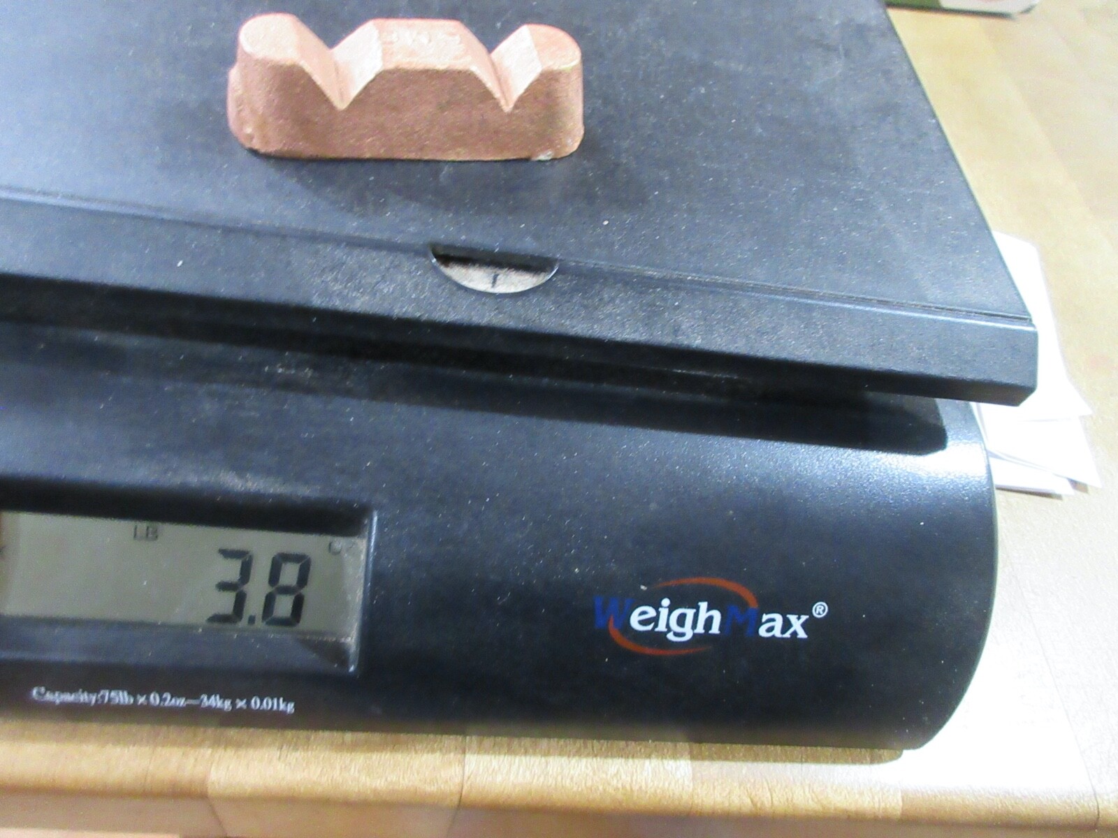 Vintage Copper Range Mine CMC Copper Ingot 1950's 70's White Pine (r