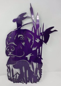 Metal Dog Wall Art Plaque | eBay