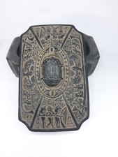 UNIQUE ANCIENT EGYPTIAN ANTIQUE Stone Jewelry Box Scarab , Isis , Eye of Horus