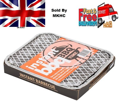 Pack BBQ Time – Instant disposable BBQ Each pack burns up to