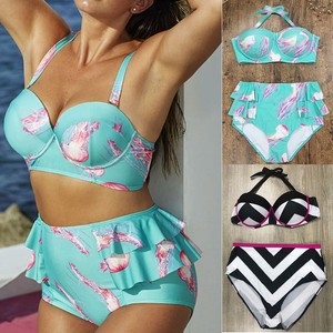 frill waist swimsuit